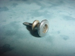 Vintage Teisco Strap Button with Mounting Screw / Original Part