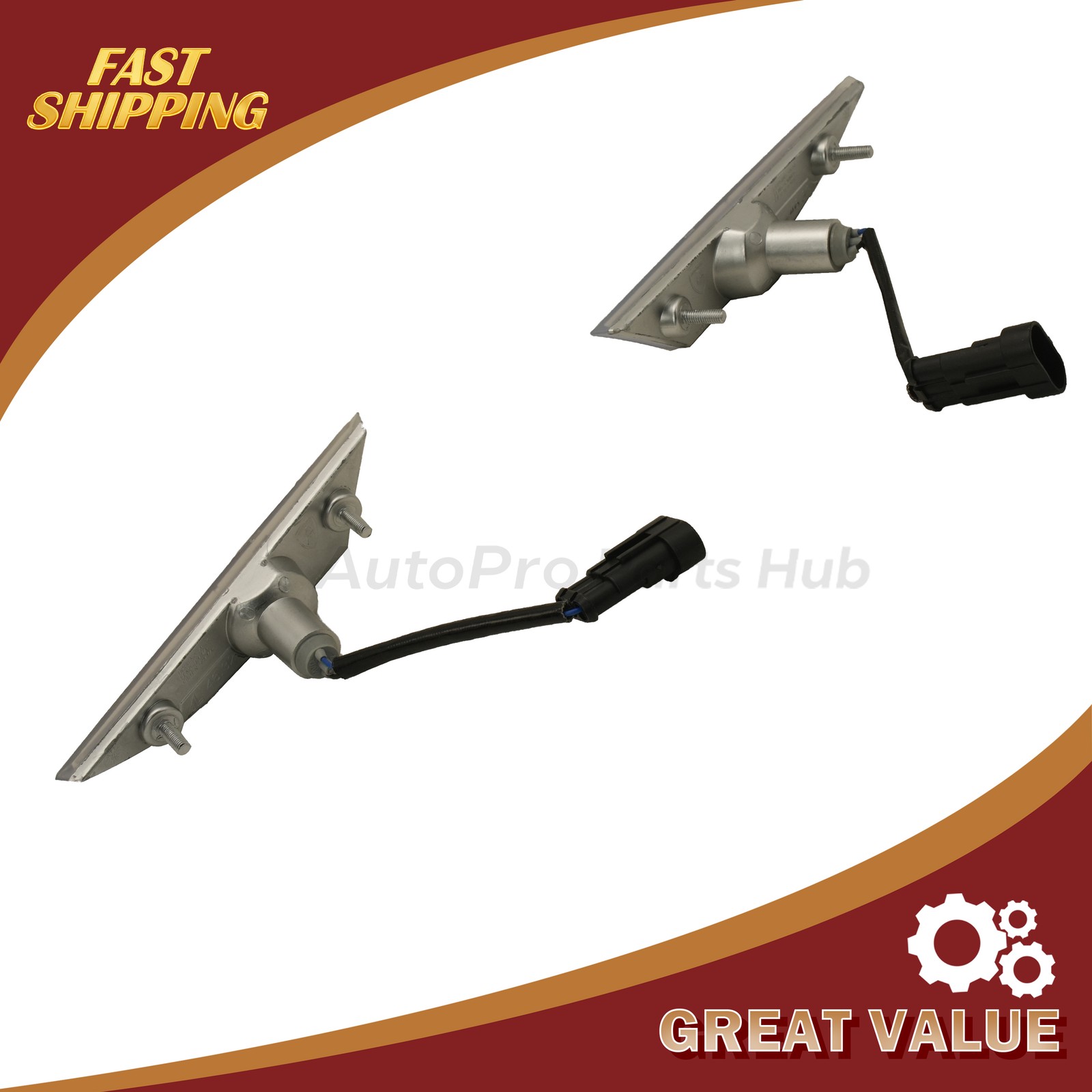 2x Bumper Side Marker Indicator Front For Lamborghini Gallardo LP560-4 LP550-2
