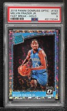 2018 Donruss Optic Fast Break Holo Prizm Melvin Frazier Jr #153 PSA 9 MINT 0m5n