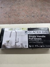 Glacier Bay Paulina Pull-Down Sprayer Kitchen Faucet Dispenser Stainless Steel