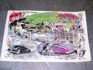SIGNED "Big Daddy" Roth Autographed Robt. Williams "Devil" Poster. FREE SHIP