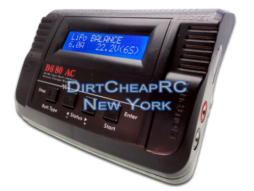 iMAX B680AC AC/DC 6Amp 80W LiPo NiMH Battery Balance Charger Deans JST Futaba/Rx - Picture 1 of 8