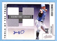 2021 Absolute Tools of the Trade Signature Quads Red Josh Fleming #RTTJF RC /99