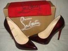 100% AUTHENTIC NEW WOMEN LOUBOUTIN PIGALLE PLATO 120 BURGUNDY PUMPS/HEELS US 8 — photo 5