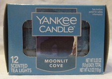 Yankee Candle 12 Scented Tea Light T/L Box Candles MOONLIT COVE