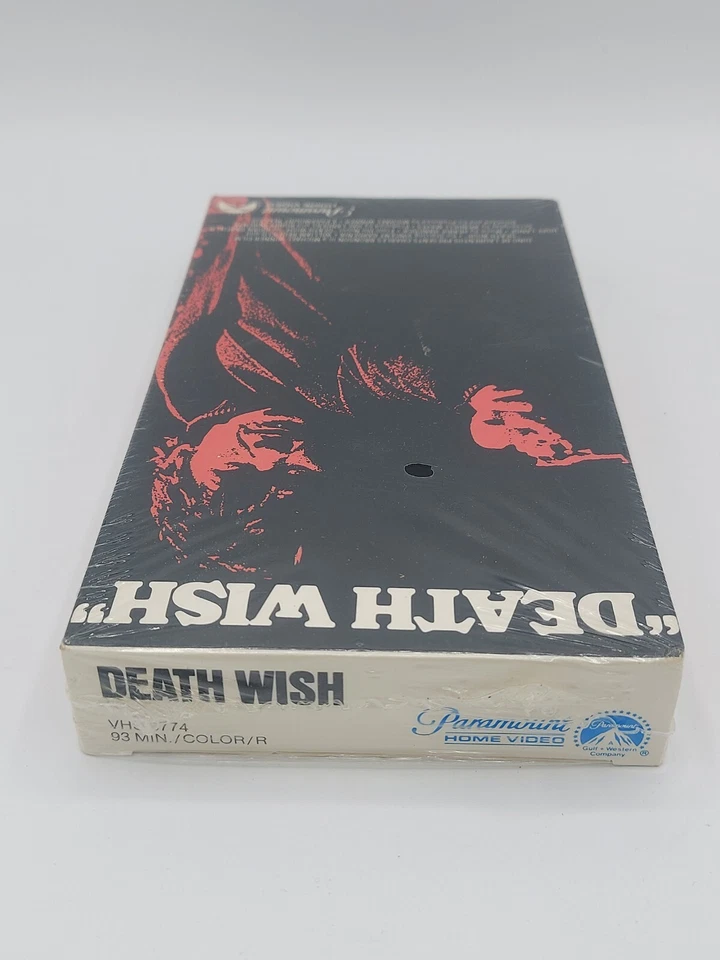Death Wish (1974 Film)(1980 VHS), Charles Bronson, NEW & SEALED, FAST SHIPPING - Image 3 of 4