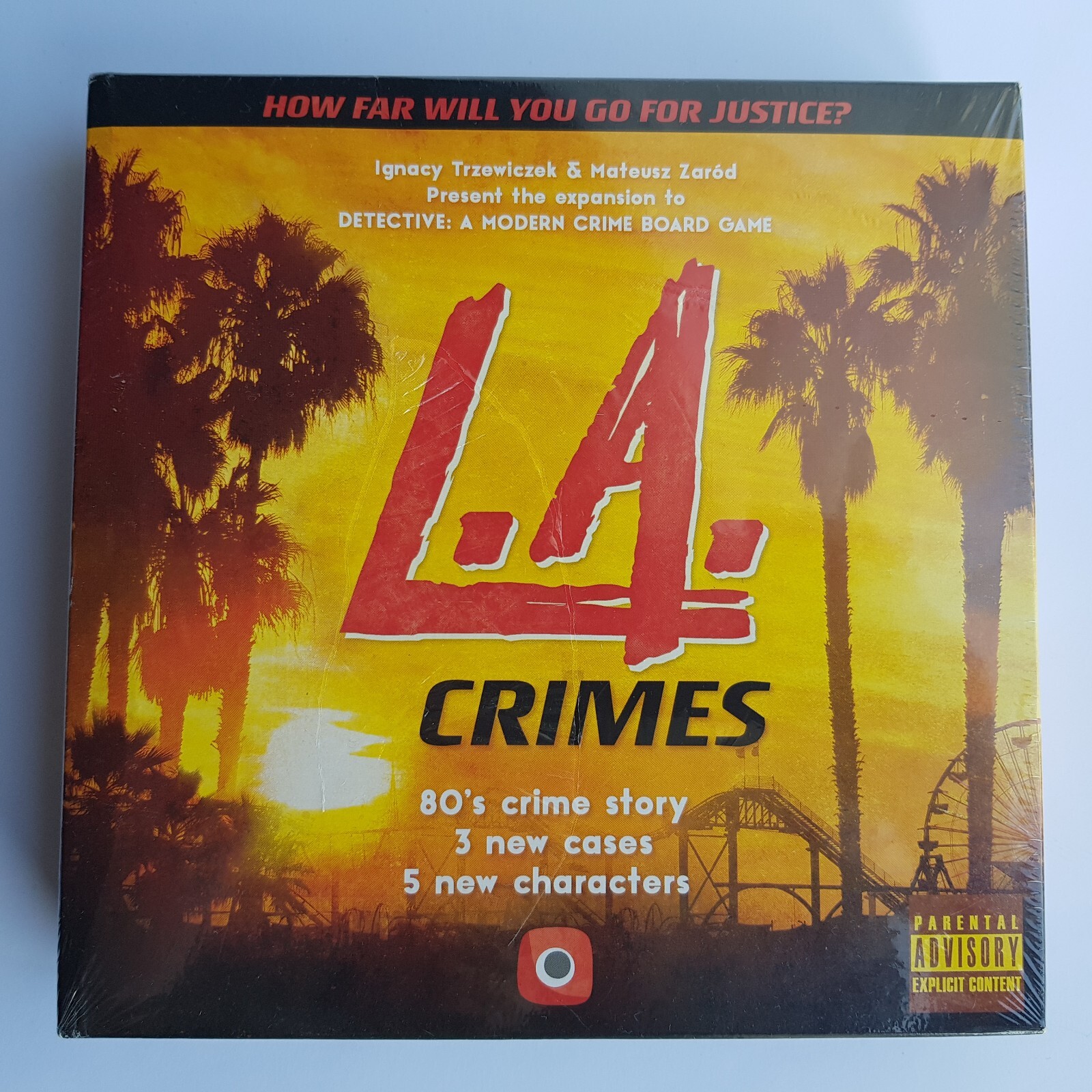 LA Crimes Los Angeles modern detective board game Expansion USA criminology NEW