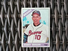 1966 Topps Bobby Bragan #476 VG (No creases)