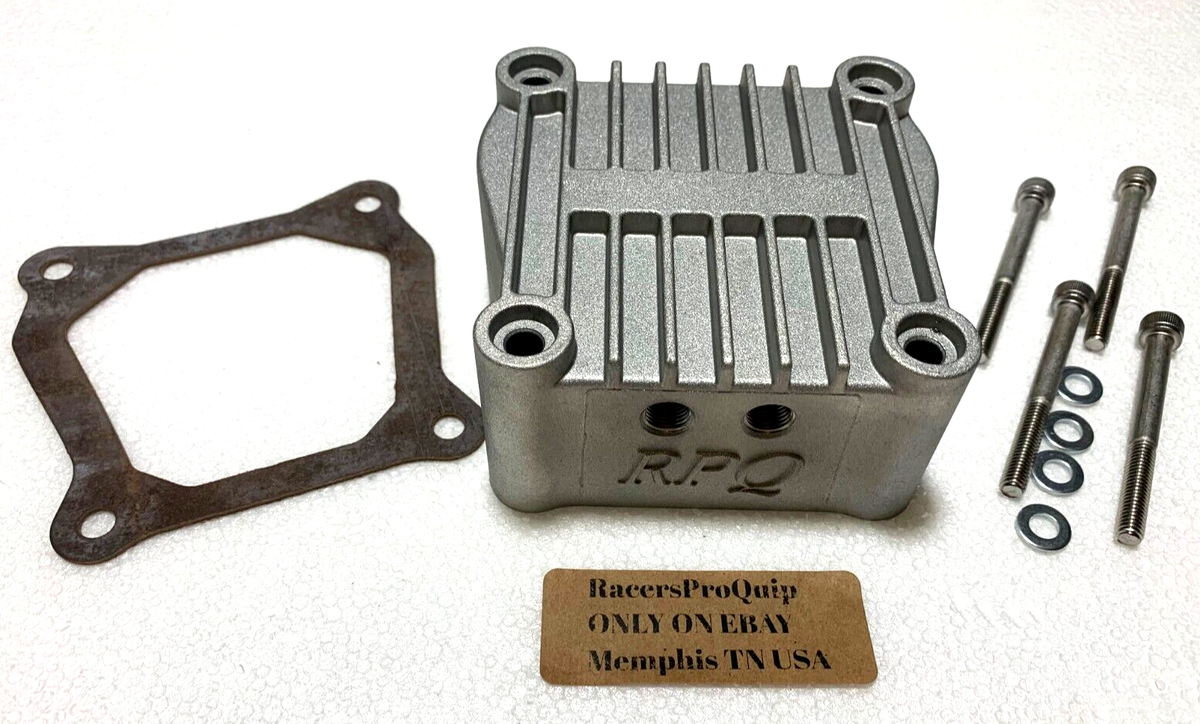 Predator 212 Non-Hemi HOT ROD Finned Old School Alum Valve Cover