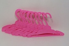 24 PINK BAR Doll Clothes Hangers 2 Dozen For 18" American Girl Debs
