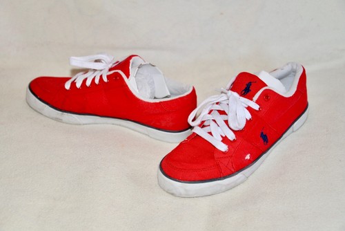 POLO Ralph Lauren Mens Red Canvas 