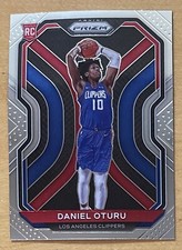 Daniel Oturu Rookie 2020-21 Panini Prizm #279 Los Angeles Clippers Mint