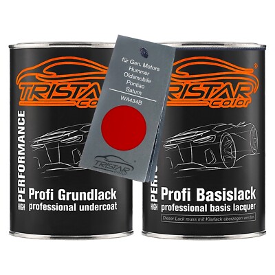Autolack Set Dose für GM Hummer Pontiac Saturn WA434B Glory Red Perl 2,0L