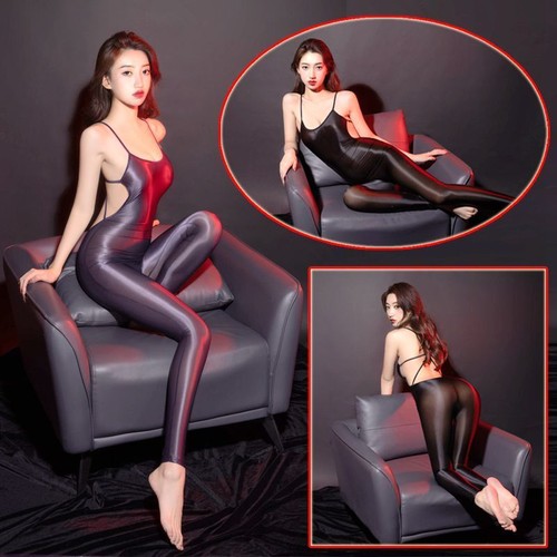 Womens Sexy Shiny Jumpsuit Hollow Out Criss Cross Bodycon One Piece Club Rompers eBay