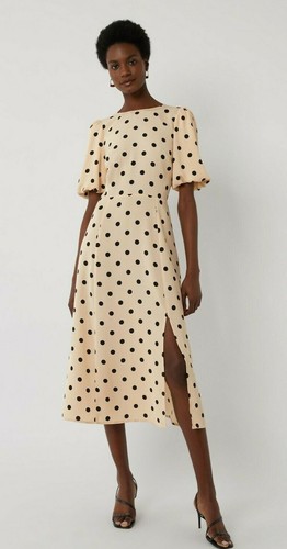 midi cocktail dress with slit