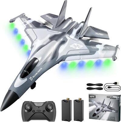 2.4GHz 4 Channel RC Plane Airplane Falcon Fighter Jet Toy 6-axis Gyro Stabilizer