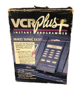 Vintage VCR Plus Instant Programmer Gemstar new old stock makes taping easy ;;