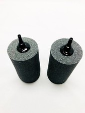 2 pcs 4" x 2" Cylinder Air Stone Fish Tank Aerator Diffuser Aquarium Hydroponics