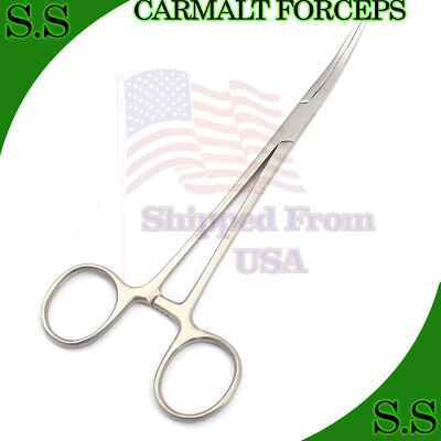 2 Pieces S.S Rochester Carmalt Forceps, 6 Inch Locking Surgical Vet Instruments
