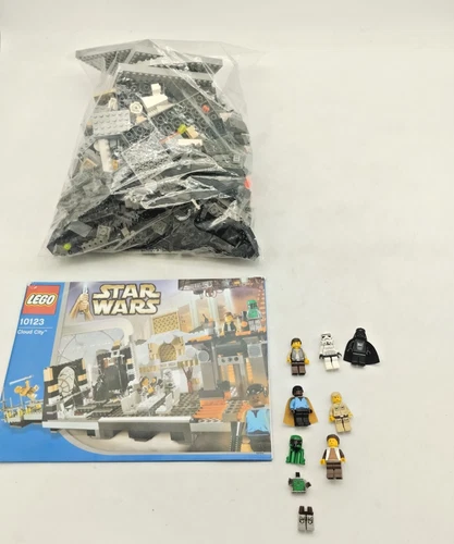 LEGO 10123 Cloud City Star Wars RARE ALL FIGURES Lando Luke Boba Fett 75222