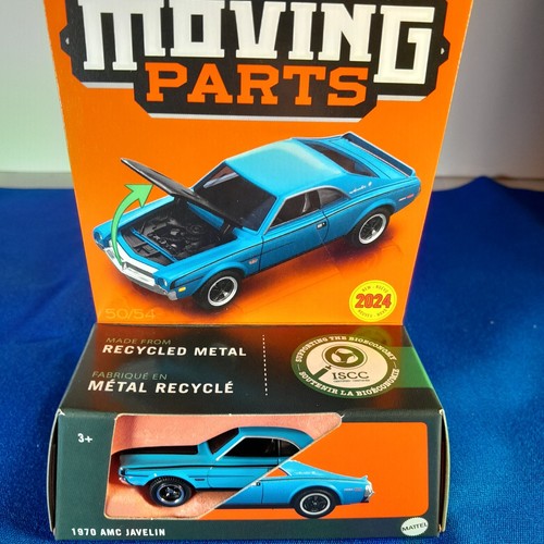 2024 Matchbox Moving Parts " 1970 AMC Javelin " Light Blue #50/54 - Picture 8 of 9
