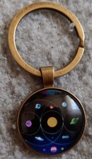 Coldplay: Music Of The Spheres Schlüsselring (goldfarben)