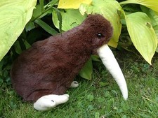 NEUSEELAND  Stofftier  KIWI  sehr weich 27cm - Sonderposten !!!