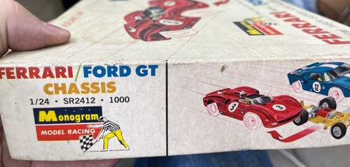 Monograma SR2412 Ferrari 330 P2 Ford GT Slot Car Racer modelo vintage 1/24 McM - Imagen 3 de 7