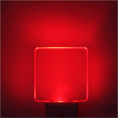 U4GLORY Red Night Lights Plug in 2 Pack, 0.5W Red Light Night Light with Dusk to