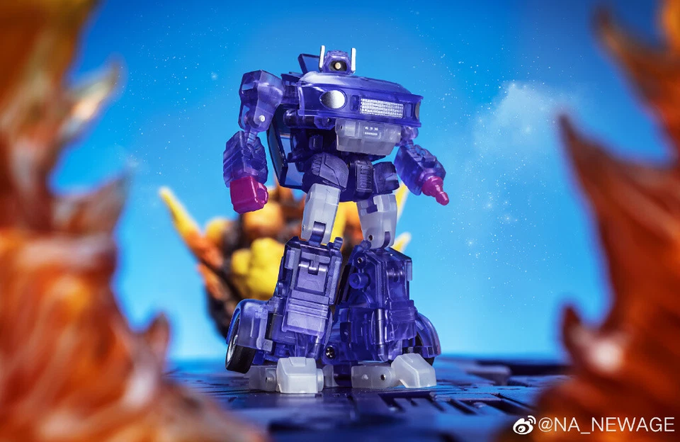 Robot Shockwave Decepticon NEWAGE H2PT Transparent Version Action Figure Toy New - Image 4 of 4