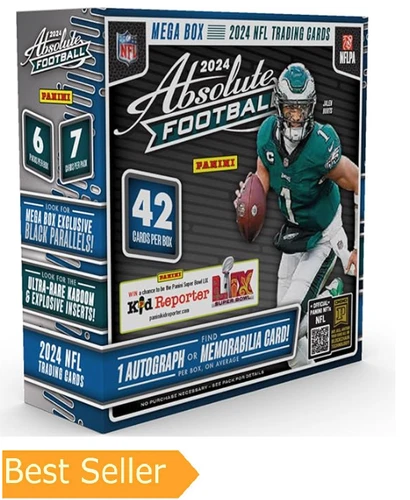 2024 Panini Absolute Football NFL Trading Cards Mega Box