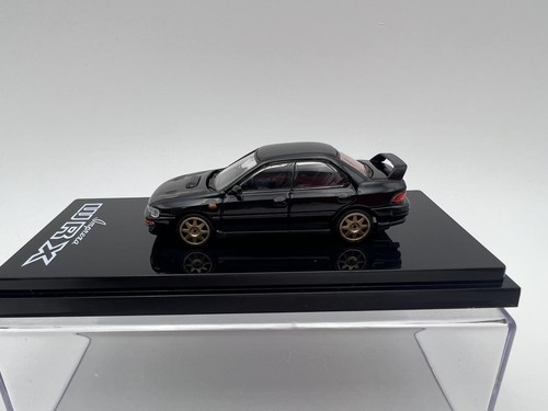 HOBBY JAPAN 1:64 SUBARU IMPREZA WRX 1992 CUSTOMIZED VERSION NEGRO MICA - Imagen 5 de 6
