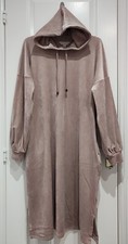 SALE Marks & Spencer M&S Fleece Hooded Lounge Nightwear Dress 14 Christmas