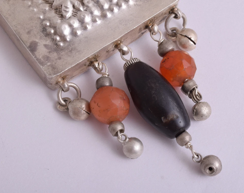 Vintage Silber Ägyptischer Zar Amulett Anhänger - Kult Ritual Ägyptischer Sch... - Bild 3 von 4