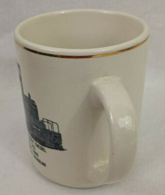 Western Pacific Coffee Cup First Diesel EMC 906 WP 501 Portola Railroad  Museum | eBay