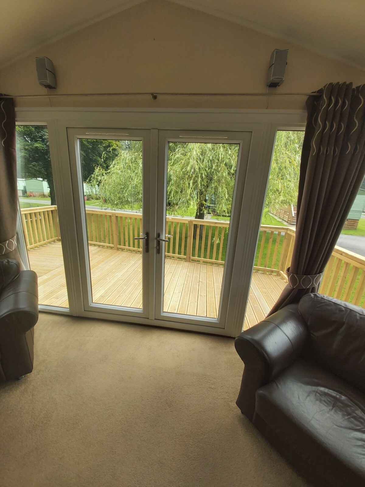 luxury lodge 40x15 for sale on Riverside Park nr Welshpool mid wales eBay
