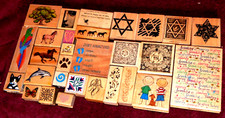 Choice of Mounted Rubber Stamps FREE SHIPPING after 1st