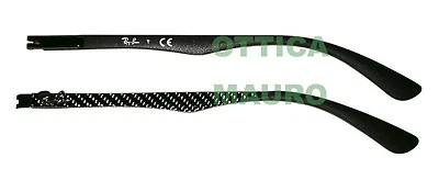 RAY BAN RB 8313 8409 8410 8411 CARBONE NOIR 002 Tiges De Rechange Originales - Photo 1/2