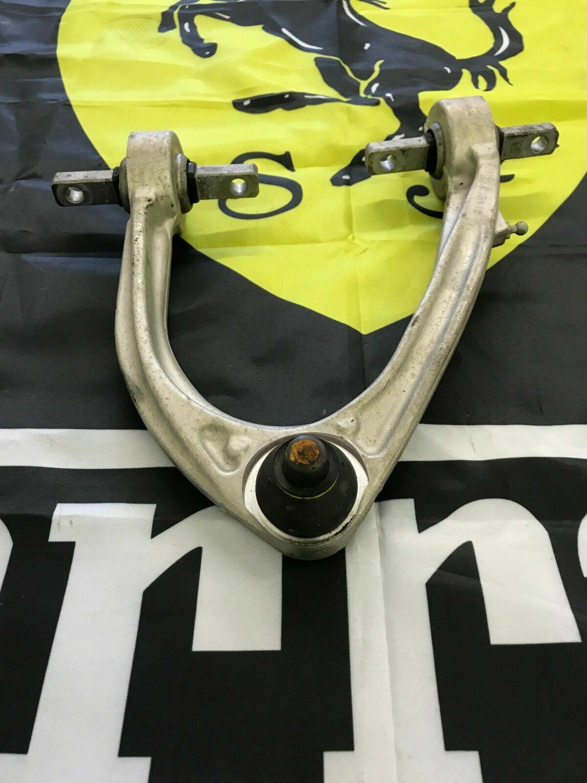 FERRARI 458 SPIDER ITALIA CALIFORNIA LH FRONT LEFT UPPER CONTROL ARM OEM 235136