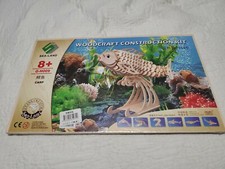 Sea-Land NEW Woodcraft Construction Kit Oceans Creatures Wooden Fish 8