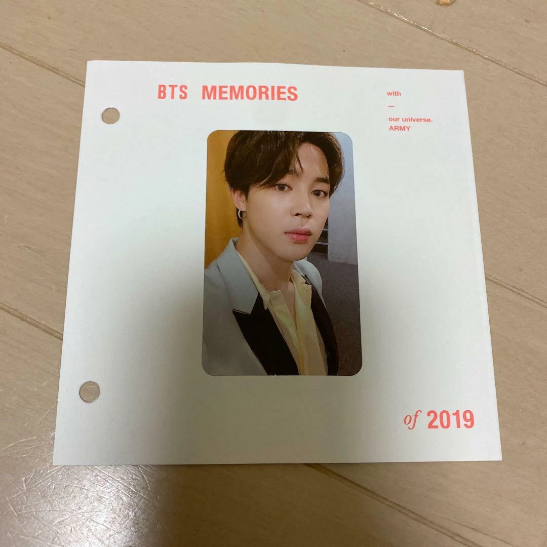BTS JIMIN Memories of 2019 Blu-ray ver. Official Photo card ONLY Bangtan boys