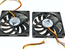 2 Pieces 8010 Gdstime 12V 3pin 80x80x10mm 8cm DC Cooling Fan large brushless A47