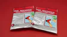 New ! 2 Pack Tool Bench Door Insulation Kit Clear Insulation Shrink Film 60x72