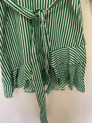 River Island Green Stripe Frill Hem Tie Waist Dress Size 12 New With Tags | eBay UK River Island Green Stripe Frill Hem Tie Waist Dress Size 12 New With Tags | eBay UK