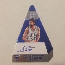 2013/14 panini Preferred Blue Crown Royal Auto VITOR FAVERANI #106 RC 25/49 Made