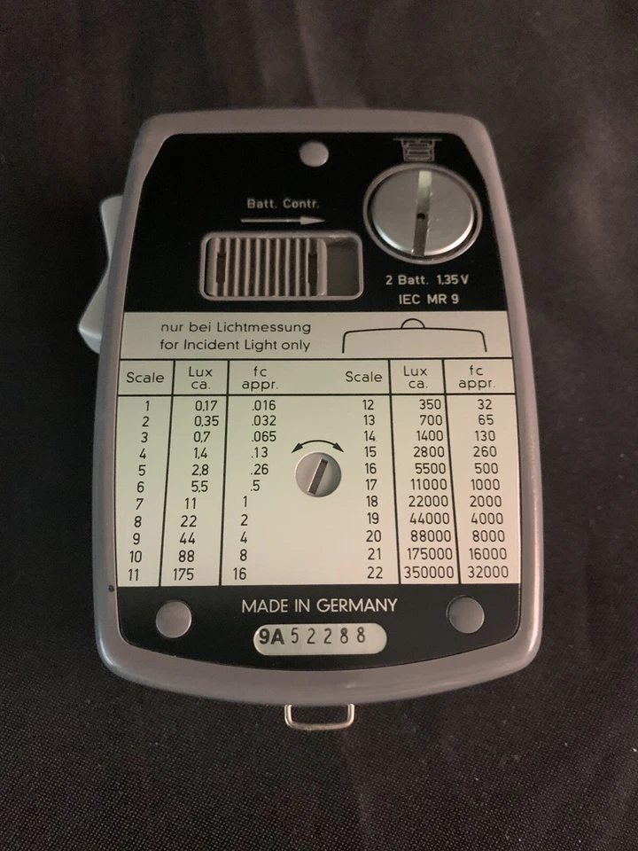 Gossen TELE 7909-0095Y0 con estuche accesorio de ángulo variable para Luna-Pro EXCELENTE Foto 4 de 4