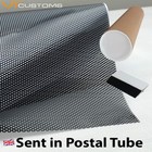 50 x 106cm Headlight Tint Perforated Film Mesh Fly Eye Tinting + Free Squeegee