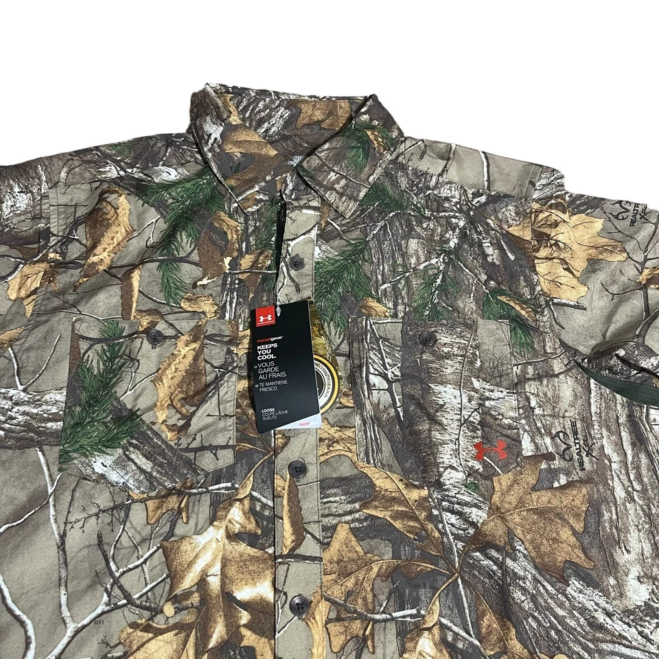 Under Armour UA Men's M Realtree Xtra Camo Hunting Shirt NWT $80 - Image 2 of 4