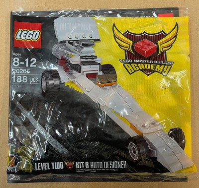 LEGO Master Builder Academy 20205 AUTO DESIGNER SET Level 2 Bausatz 6 VERSIEGELT Selten