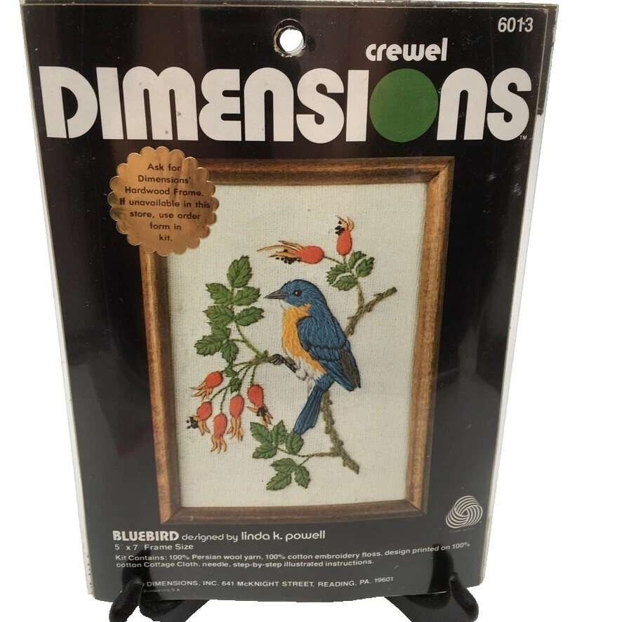 Dimensions Animals & Insects Crewel Embroidery